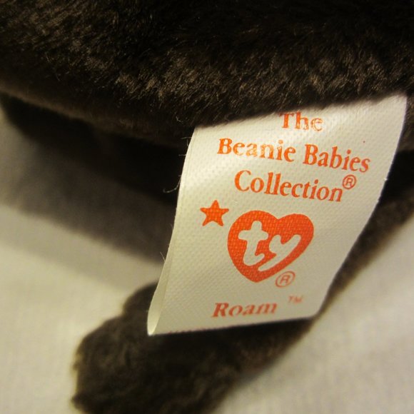 RARE 1998 TY BEANIE BABY ROAM THE BISON, RETIRED W/TAGS - Picture 6 of 10